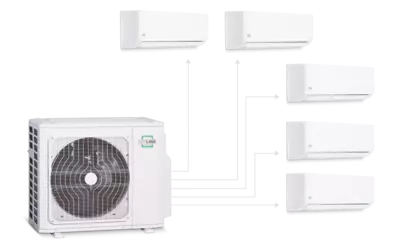 Multiflex-Klimasystem DXM 1301 Multiflex-Klimasystem DXM 1301 in Kombination mit 5 Wandgeräten DXW 261