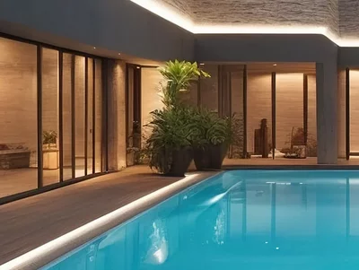 Wellness- und Schwimmbereich Wellnessbereich mit Pool