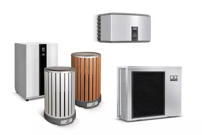 Air/water heat pumps Luft/Wasser-Wärmepumpen WKF, HTS und WKM