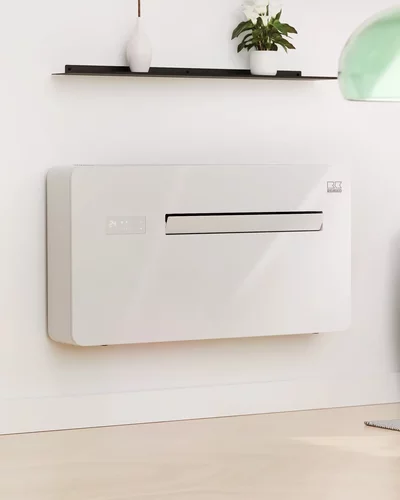 Remko Wandheizgerät in modernem Wohnzimmer