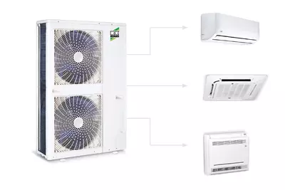 VRF Multisplit-Klimasysteme Flexible Systemlösung für größere Gebäude